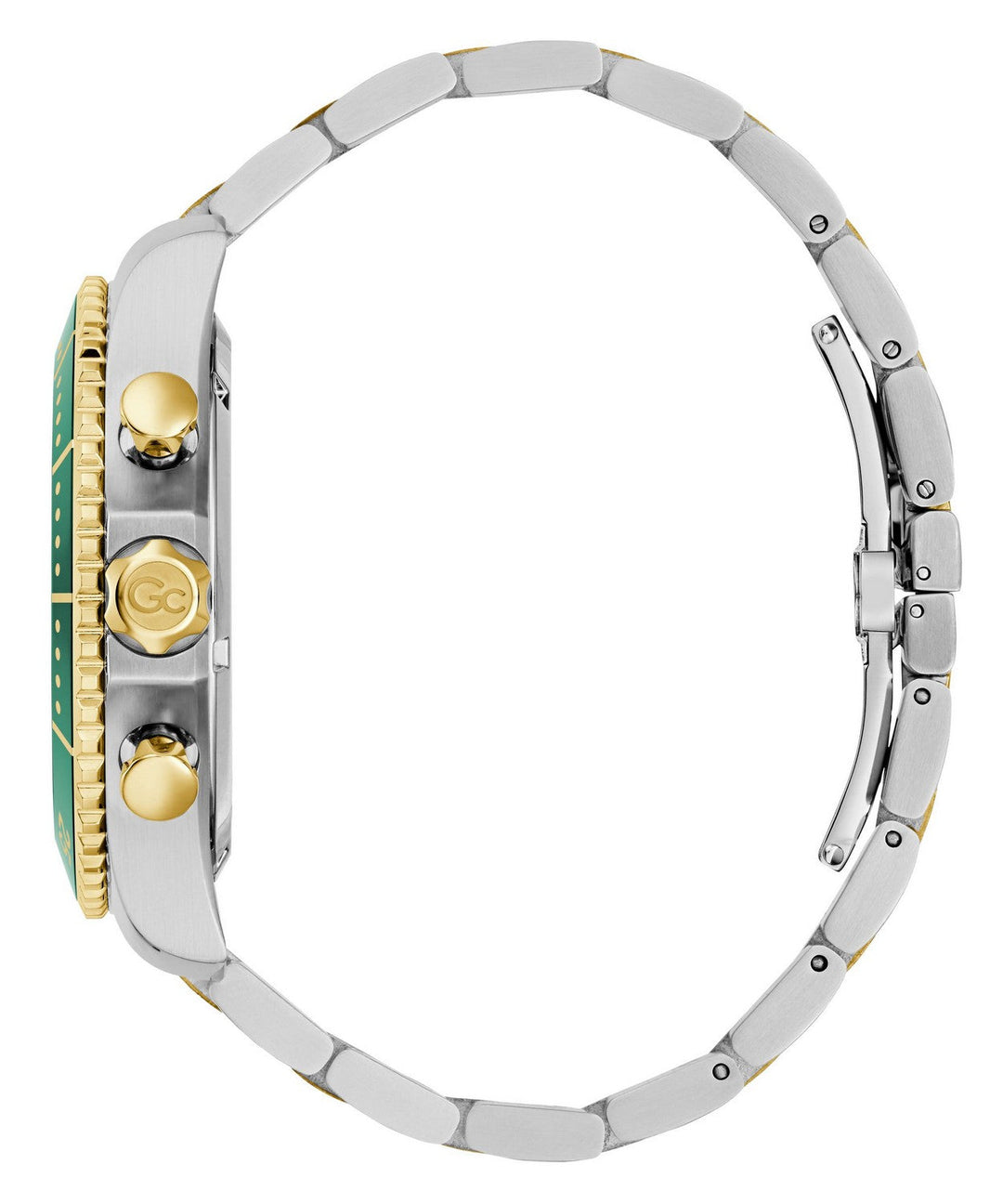 GC Sportchic Mens Silver & Yellow Gold Tone Watch Z51006G9