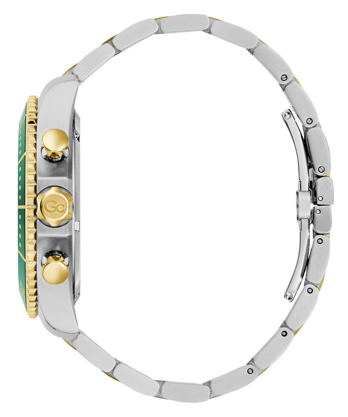 GC Sportchic Mens Silver & Yellow Gold Tone Watch Z51006G9