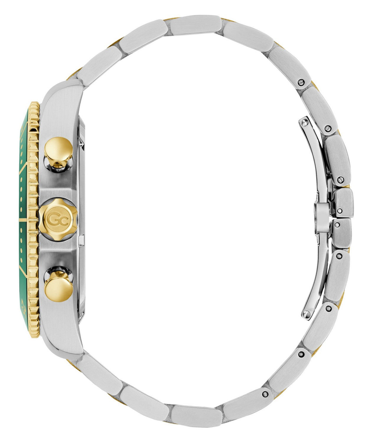GC Sportchic Mens Silver & Yellow Gold Tone Watch Z51006G9