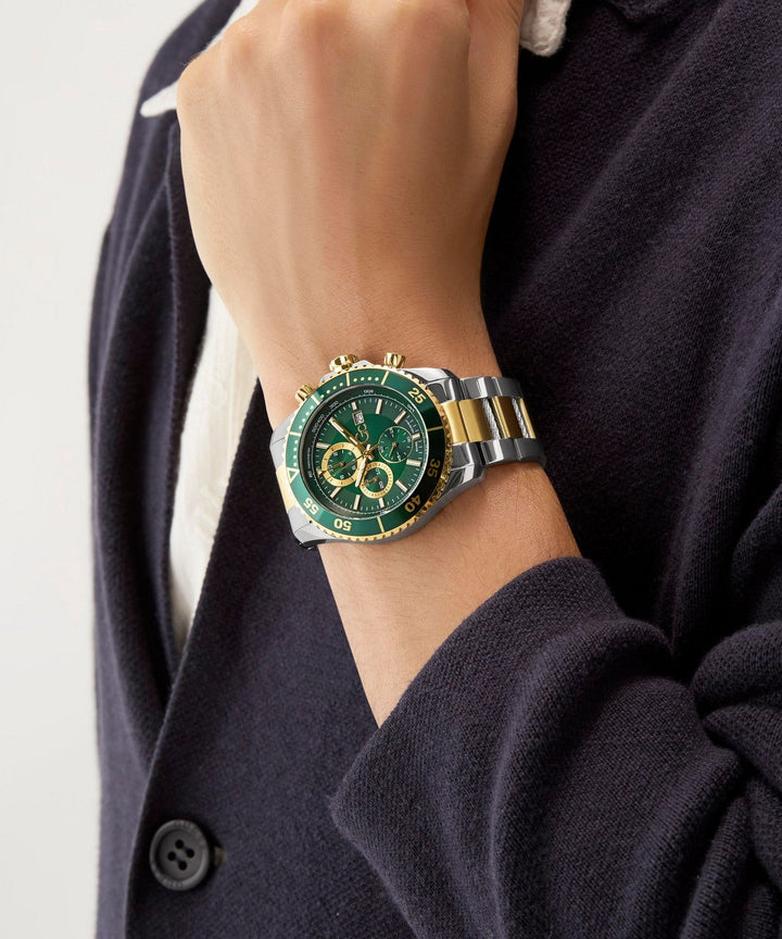 GC Sportchic Mens Silver & Yellow Gold Tone Watch Z51006G9