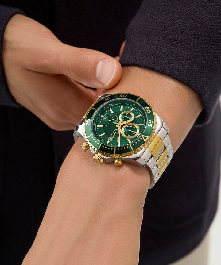 GC Sportchic Mens Silver & Yellow Gold Tone Watch Z51006G9