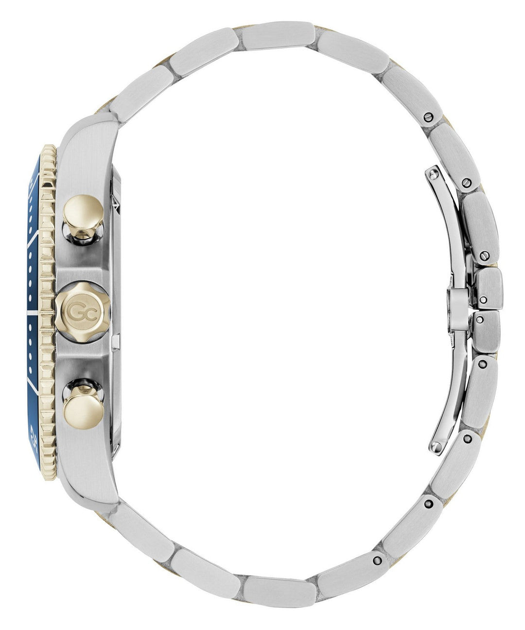 GC Sportchic Mens Silver & Yellow Gold Tone Watch Z51007G7