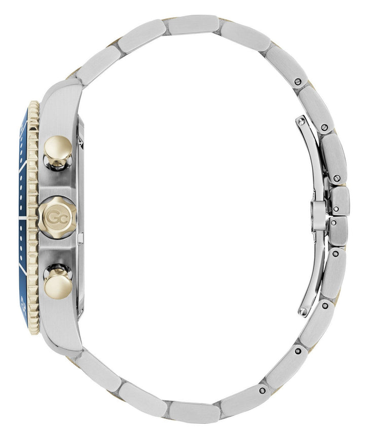 GC Sportchic Mens Silver & Yellow Gold Tone Watch Z51007G7