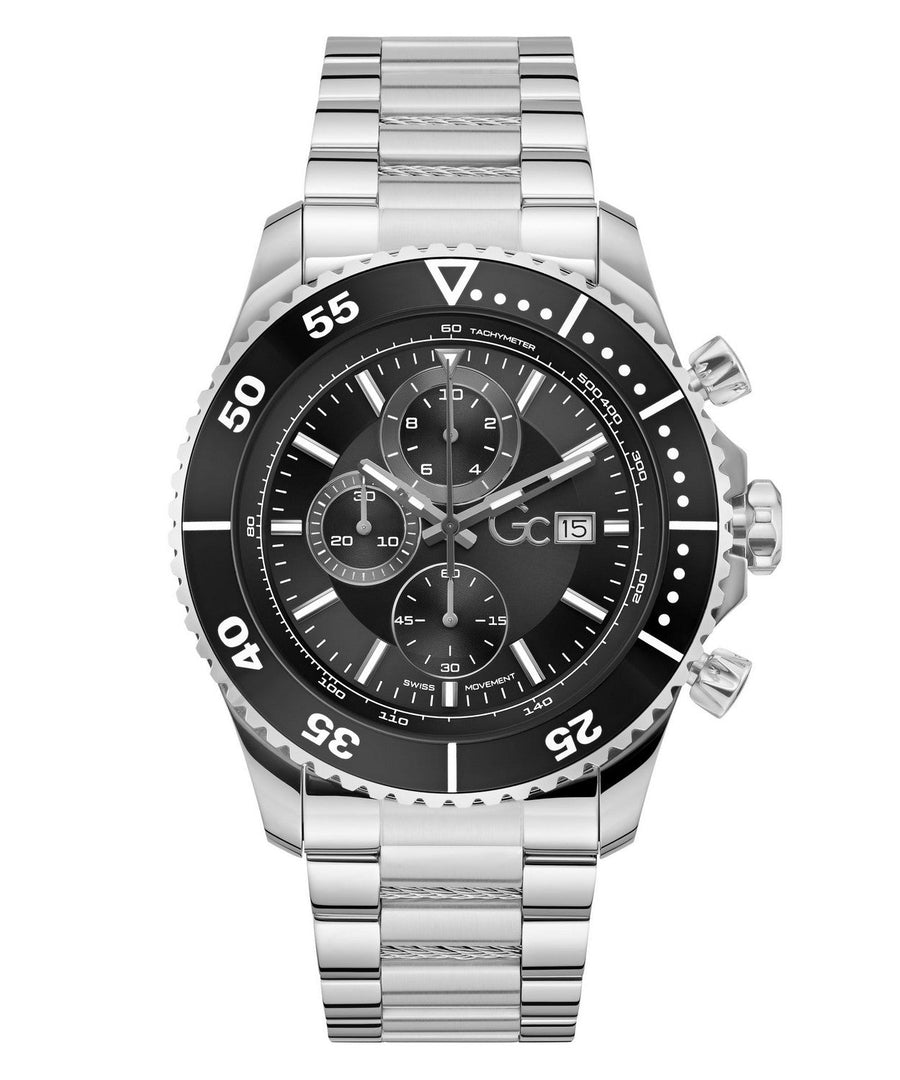 GC Sportchic Mens Silver Tone Watch Z51009G2
