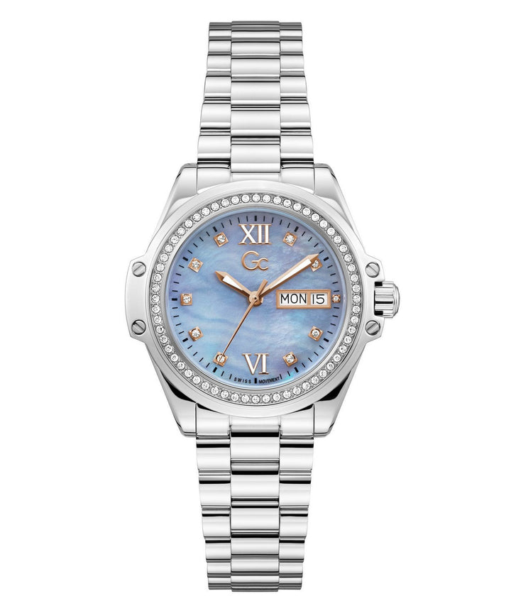 GC Sportchic Womens Silver Tone Watch Z53003L7