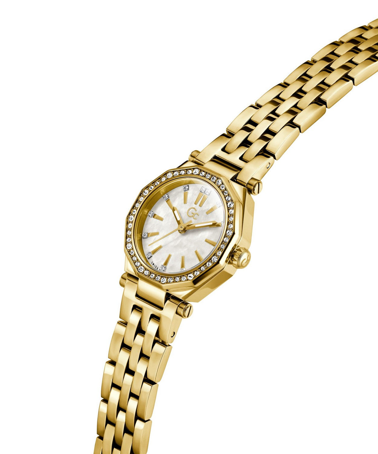 GC Dress Womens Yellow Gold Tone Watch Z54005L9