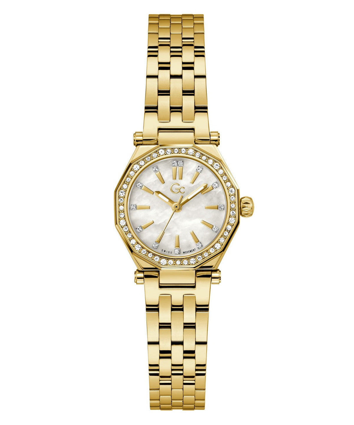 GC Dress Womens Yellow Gold Tone Watch Z54005L9