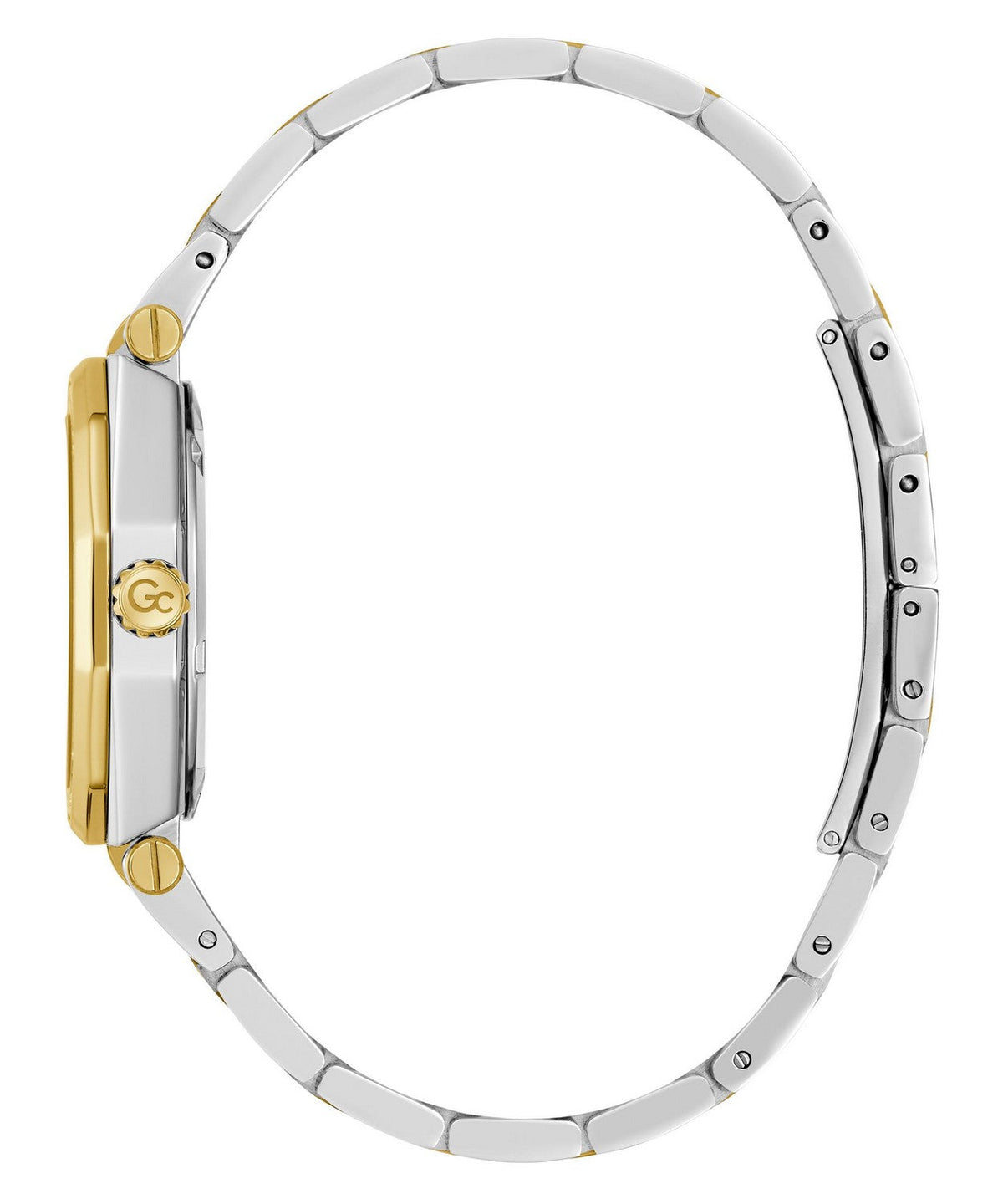 GC Dress Womens Silver & Yellow Gold Tone Watch Z55003L9