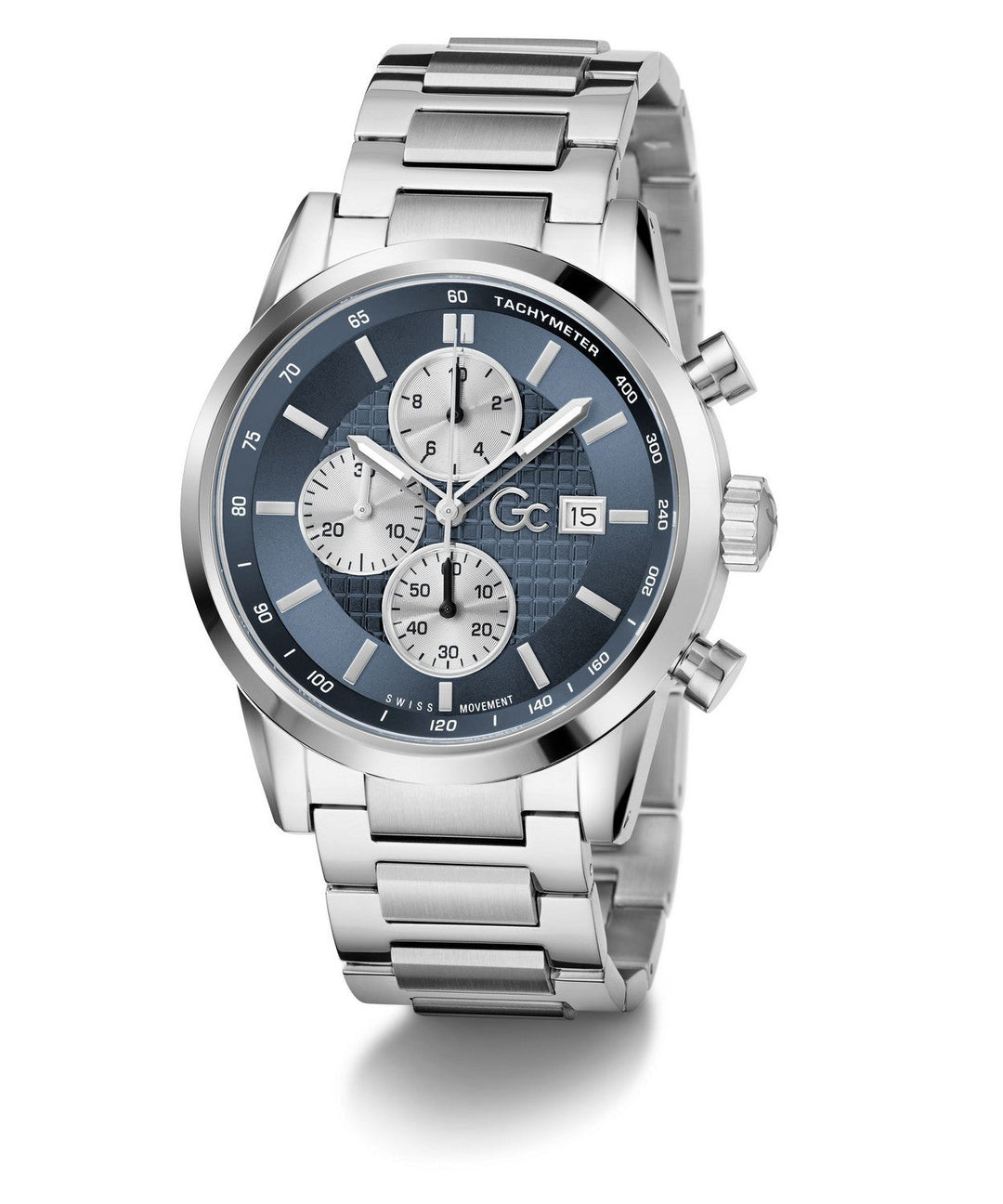 GC Dress Mens Silver Tone Watch Z61005G7