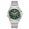 Gc Mens IdolForce Green Dial Silver-Tone Stainless Steel Bracelet Watch Z95002G9