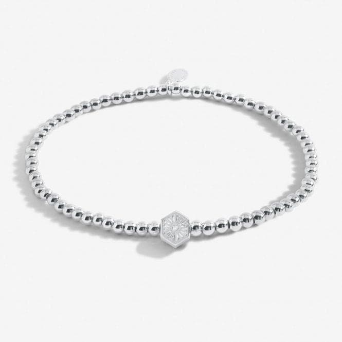 A Beautiful Day Starts A Beautiful Mindset Silver 17.5cm Bracelet 6781Joma Jewellery6781