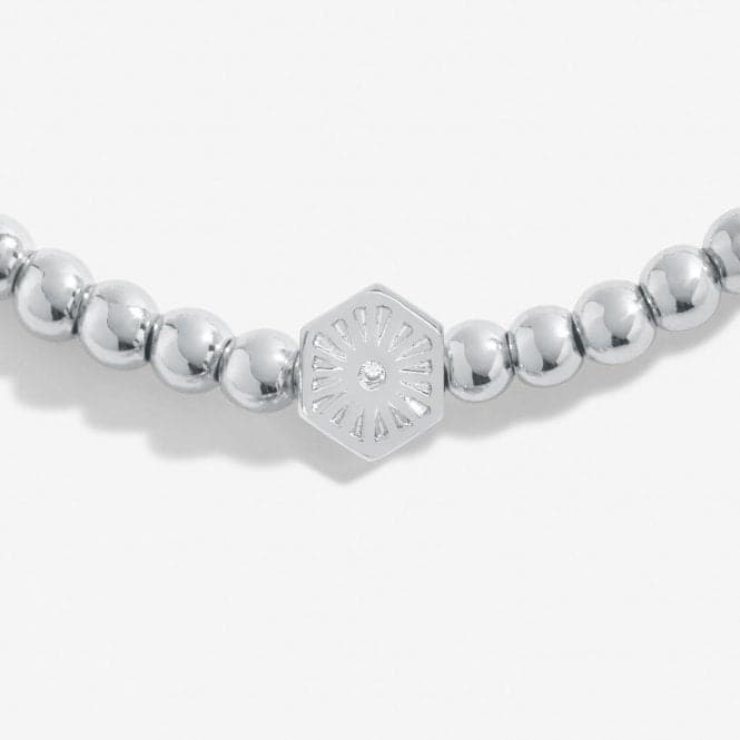 A Beautiful Day Starts A Beautiful Mindset Silver 17.5cm Bracelet 6781Joma Jewellery6781