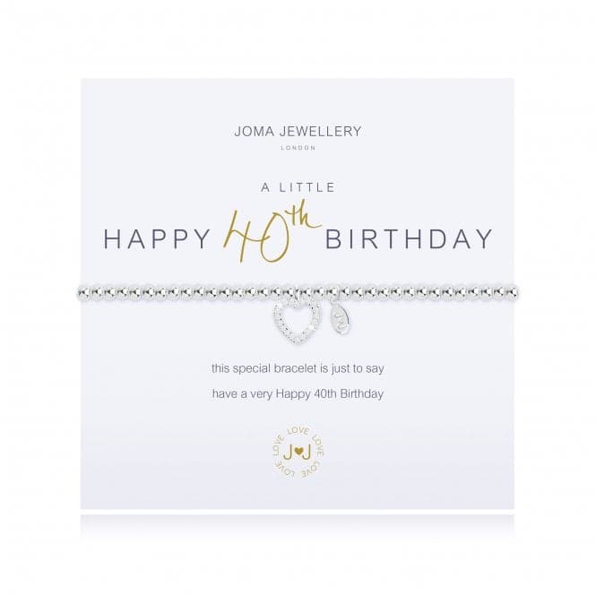 A Little 40Th Birthday Bracelet 2073Joma Jewellery2073