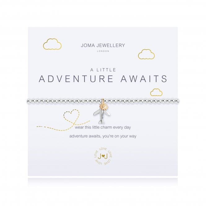 A Little Adventure Awaits Airplane Bracelet 3099Joma Jewellery3099