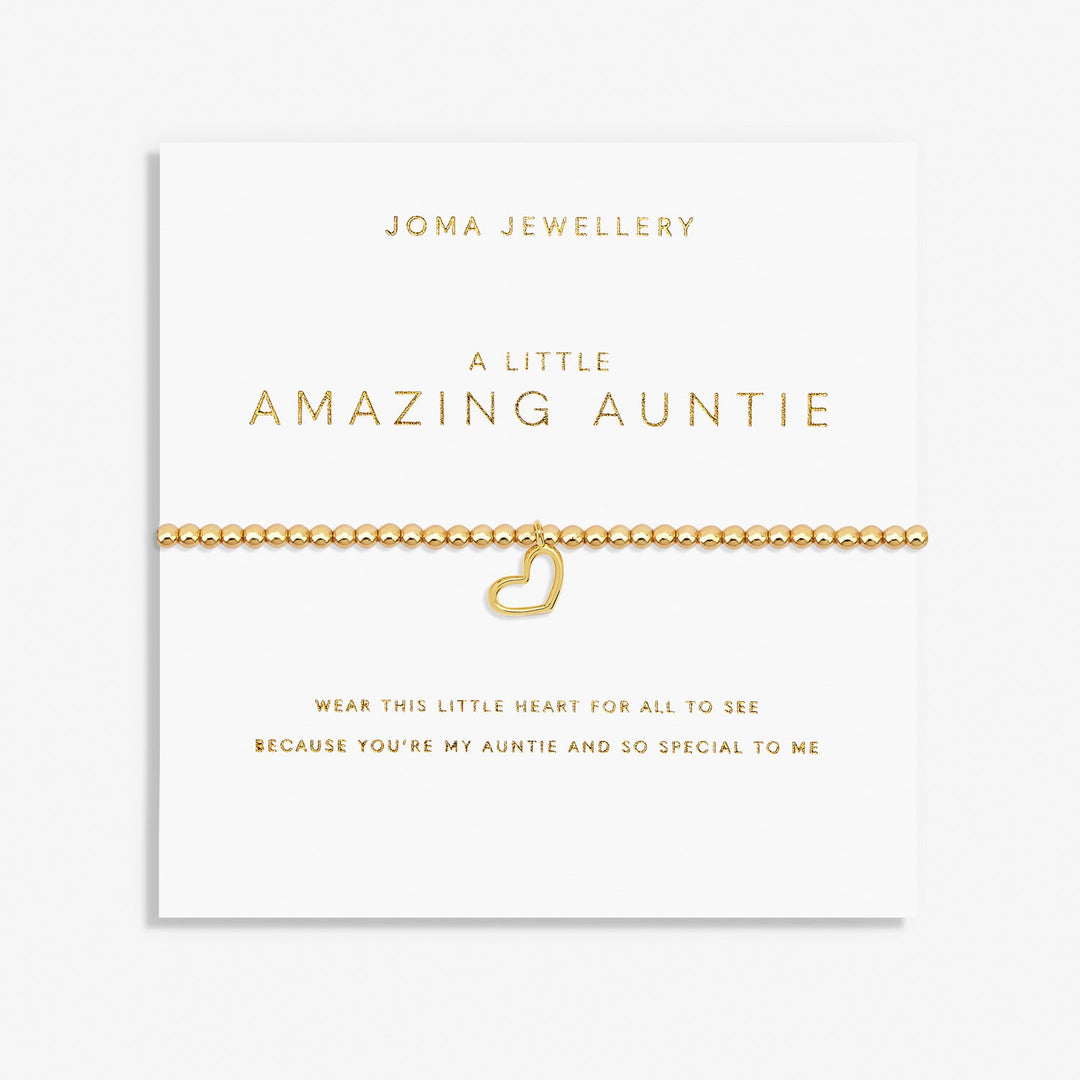 A Little Amazing Auntie Gold Plated Bracelet 7588Joma Jewellery7588