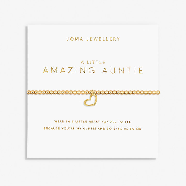 A Little Amazing Auntie Gold Plated Bracelet 7588Joma Jewellery7588