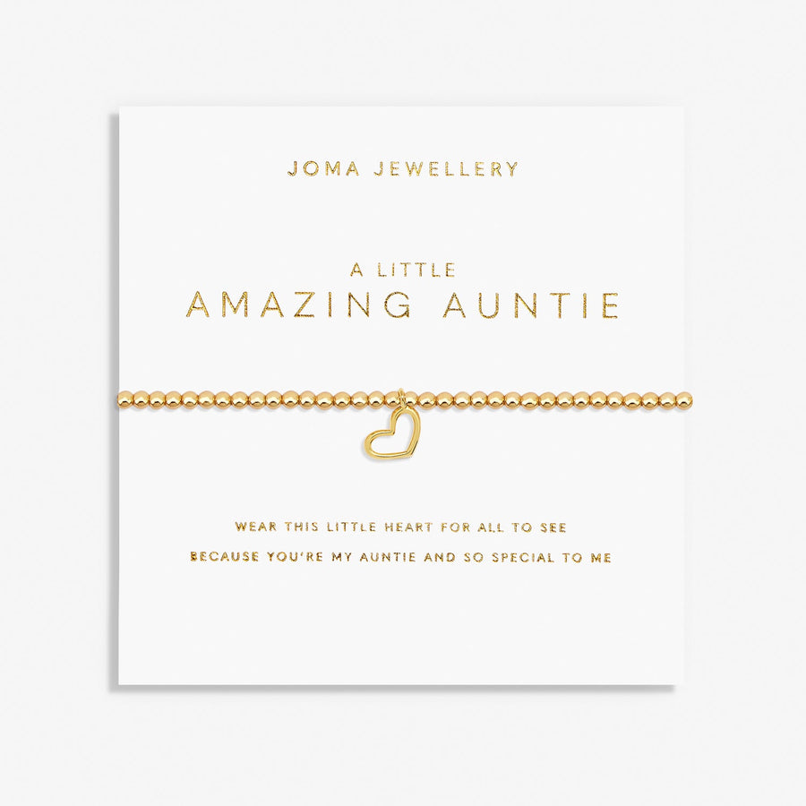 A Little Amazing Auntie Gold Plated Bracelet 7588Joma Jewellery7588