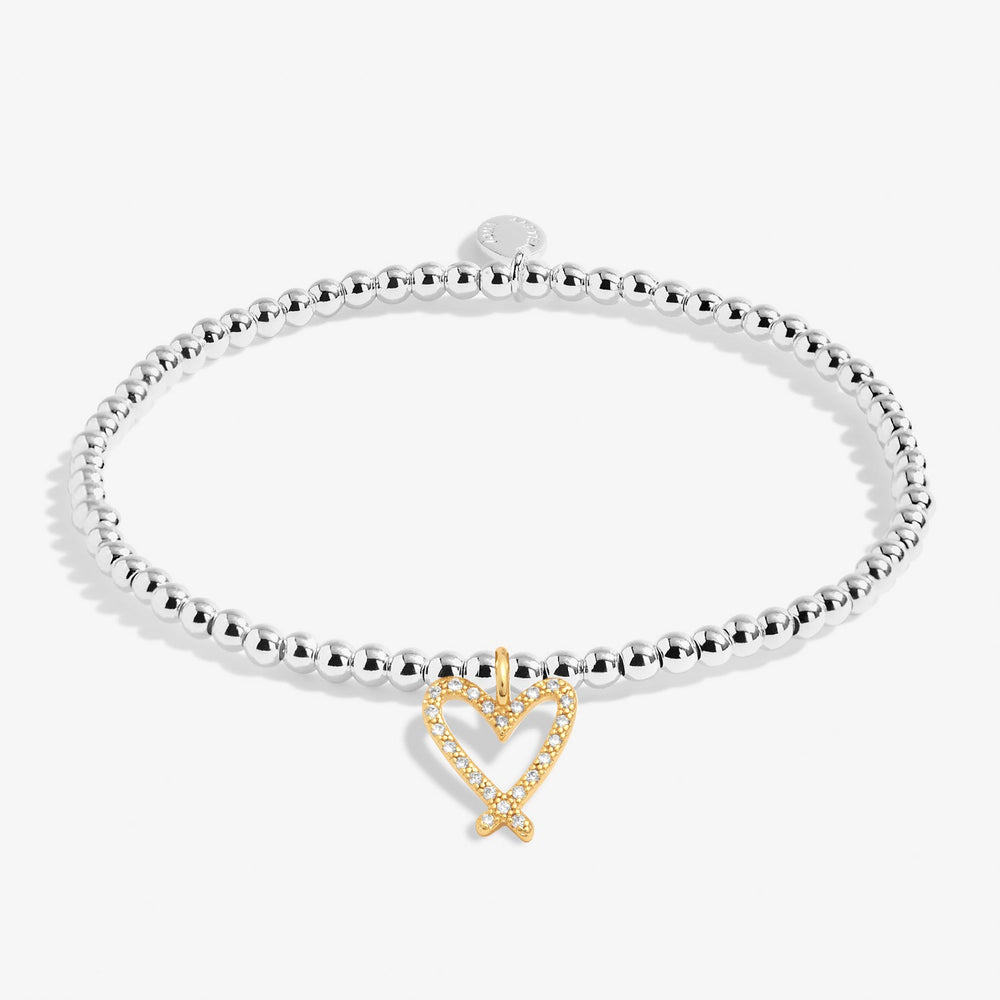 A Little Be Bold Be Brave Be Beautiful Silver Gold Plated Bracelet 7411Joma Jewellery7411