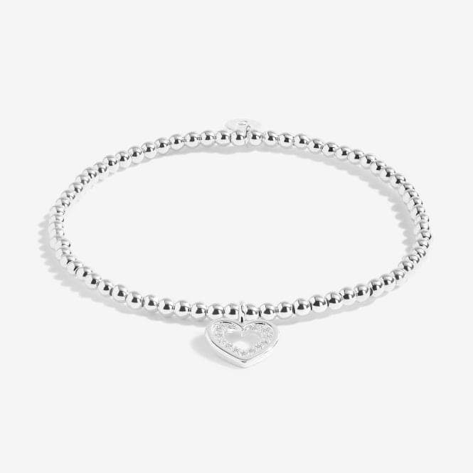 A Little Be Your Own Kind Of Beautiful Silver 17.5cm Stretch Bracelet 5225Joma Jewellery5225