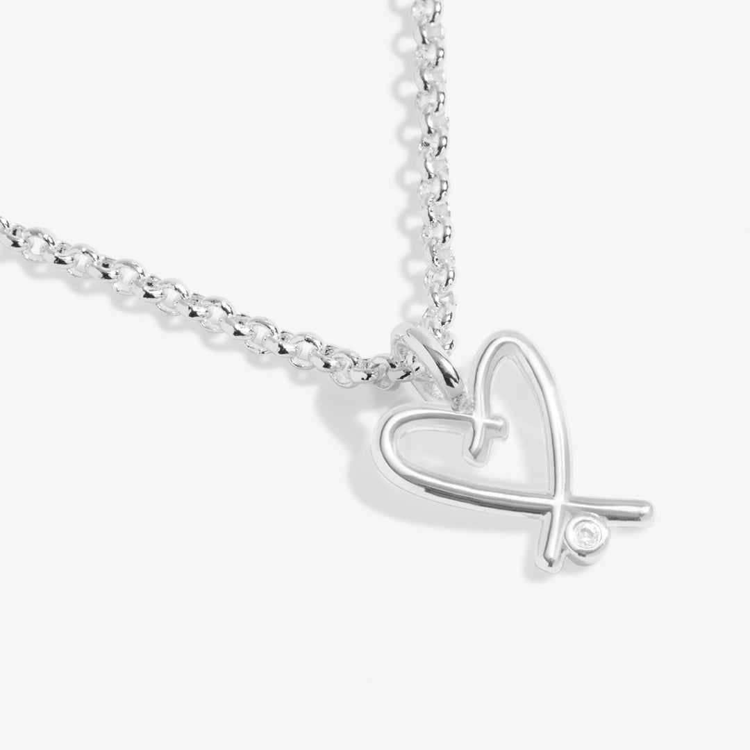 A Little Beautiful Wife Silver Plated Necklace 8687Joma Jewellery8687