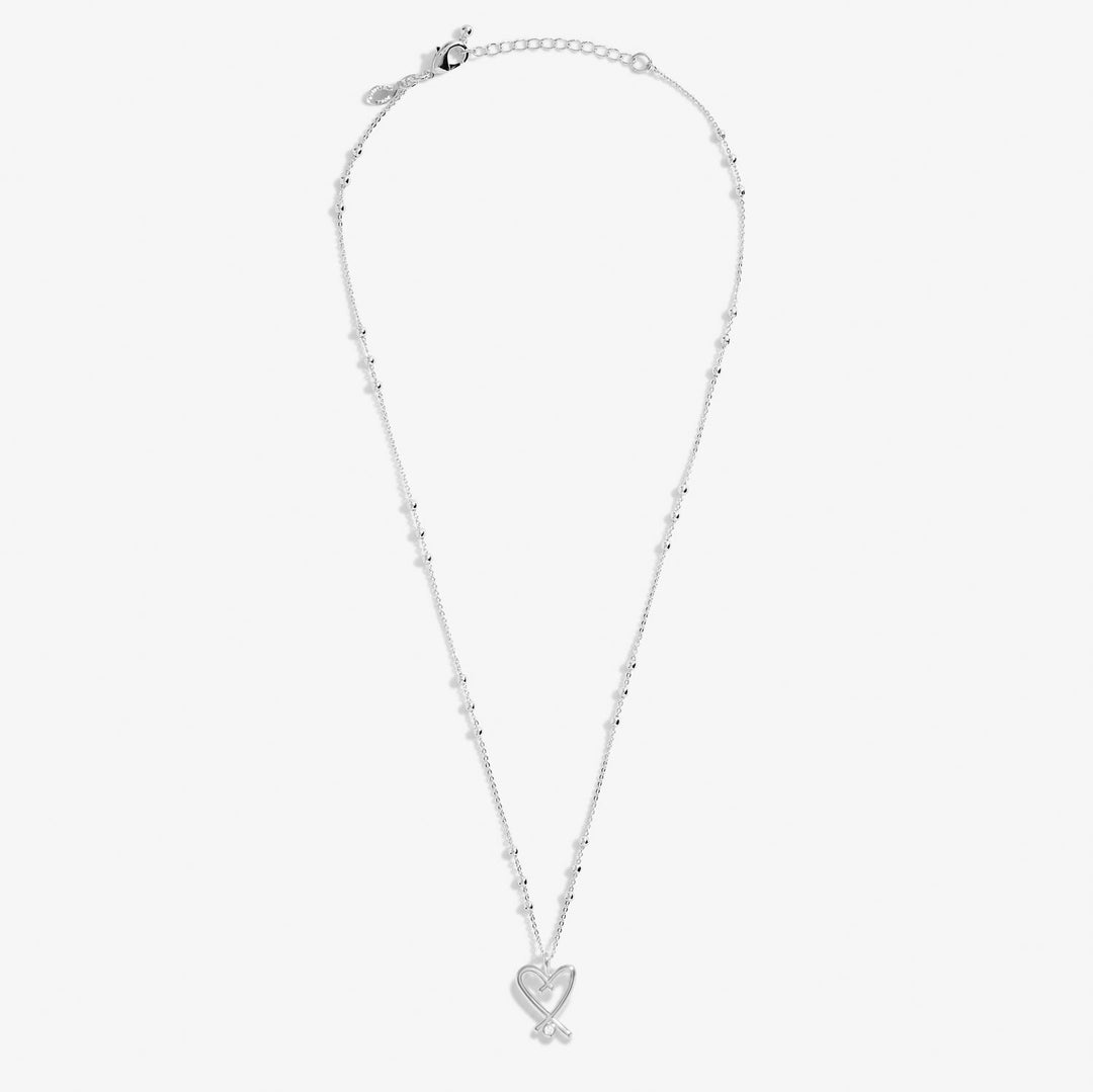 A Little Beautiful Wife Silver Plated Necklace 8687Joma Jewellery8687