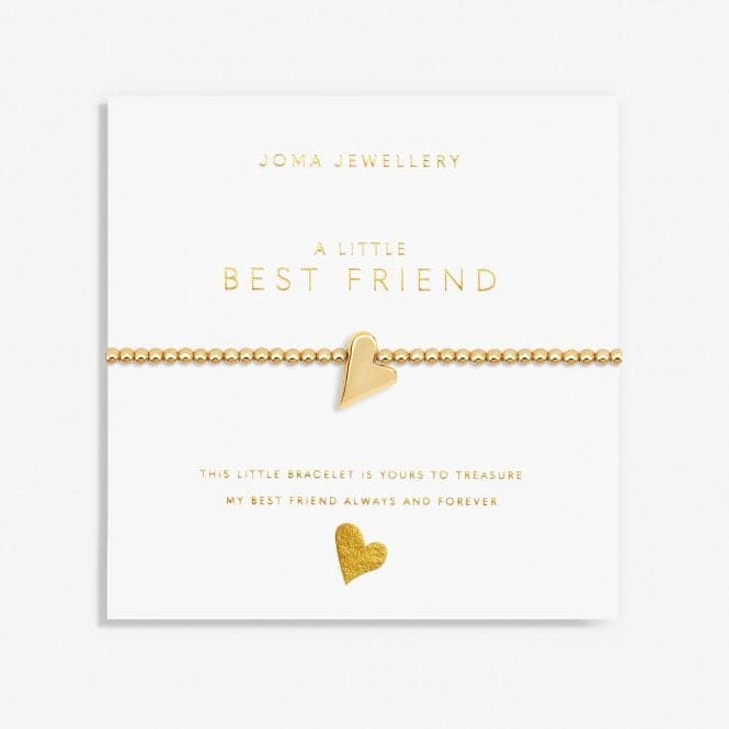 A Little Best Friend Gold Plated 17.5cm Stretch Bracelet 6981Joma Jewellery6981
