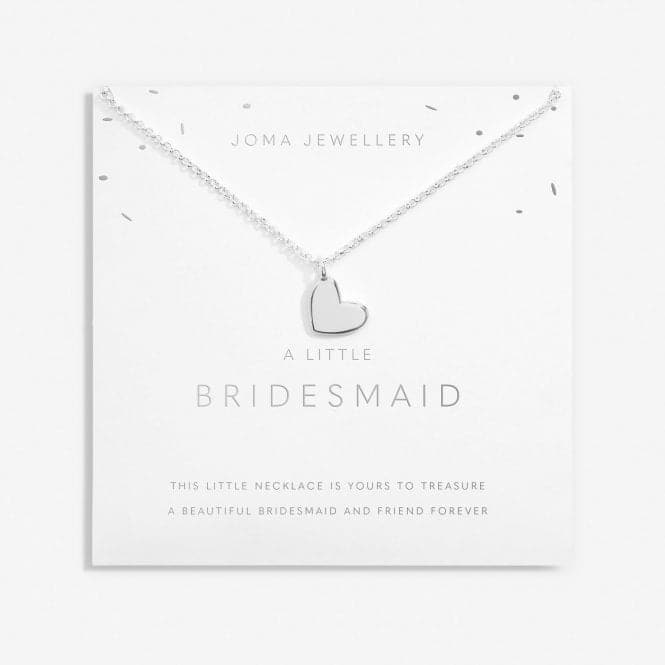 A Little Bridesmaid Silver Plated 46cm + 5cm Necklace 6824Joma Jewellery6824