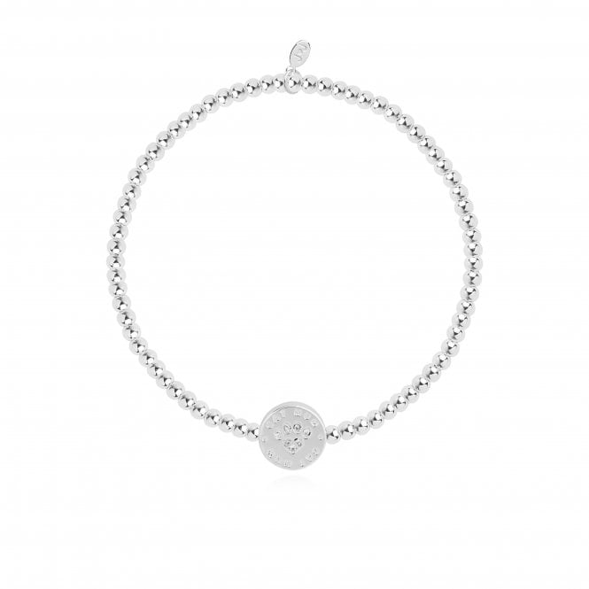 A Little Cat Mum Silver 17.5cm Stretch Bracelet 4304Joma Jewellery4304