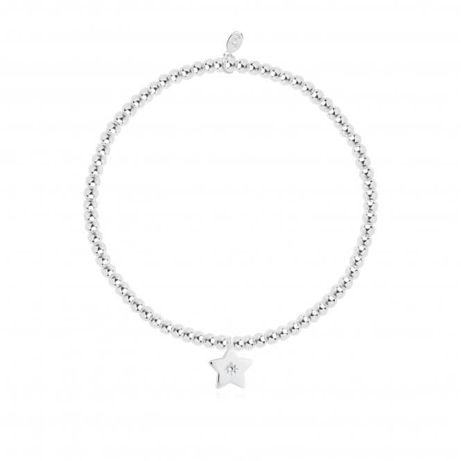 A Little Fabulous Friend Silver 17.5cm Stretch Bracelet 4386Joma Jewellery4386
