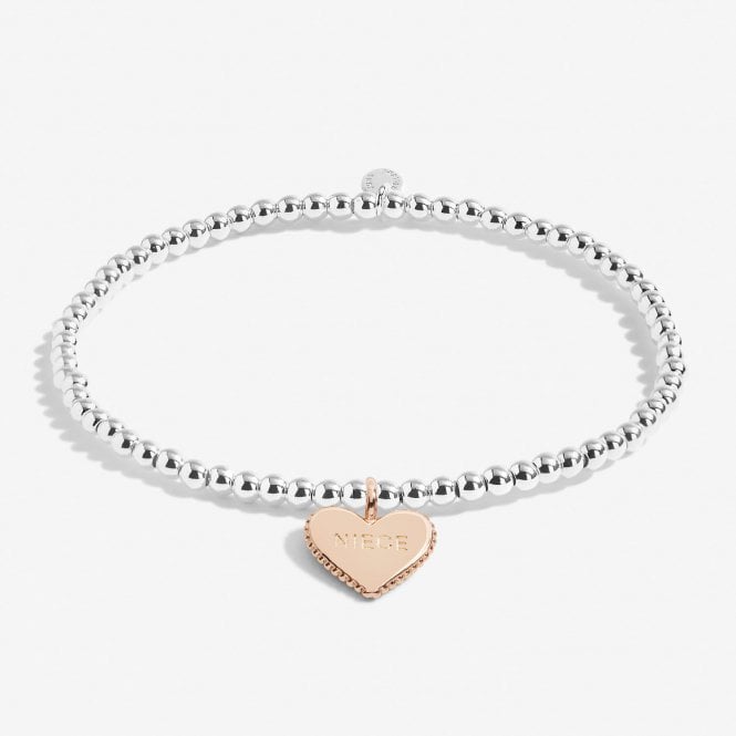 A Little Fabulous Niece Silver Rose Gold Plated 15.5cm Bracelet C716Joma JewelleryC716