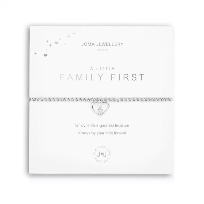 A Little Family First Silver 17.5cm Stretch Bracelet 5234Joma Jewellery5234