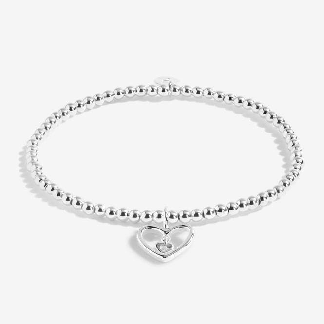 A Little Family First Silver 17.5cm Stretch Bracelet 5234Joma Jewellery5234