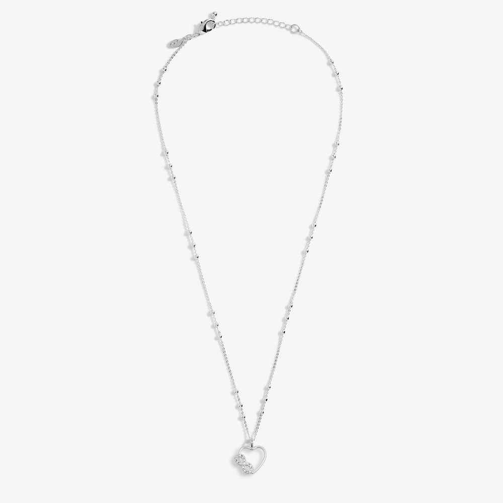 A Little Friends Make You Laugh Louder Smile Brighter Dream Bigger Silver Plated Necklace 7813Joma Jewellery7813