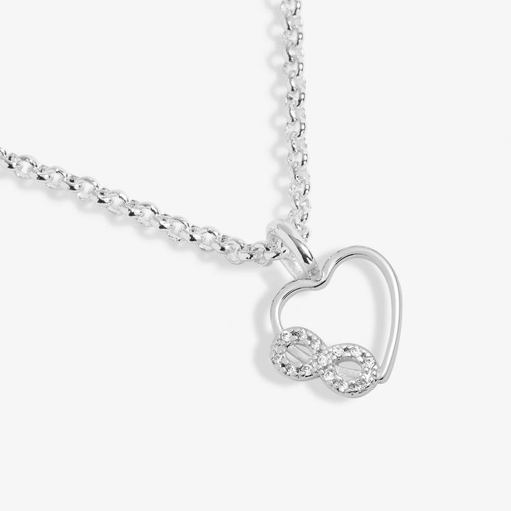 A Little Friends Make You Laugh Louder Smile Brighter Dream Bigger Silver Plated Necklace 7813Joma Jewellery7813