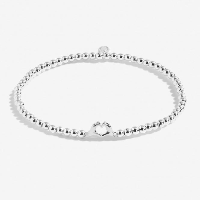 A Little Friendship Laughter Happiness Silver Plated 17.5cm Bracelet 7019Joma Jewellery7019