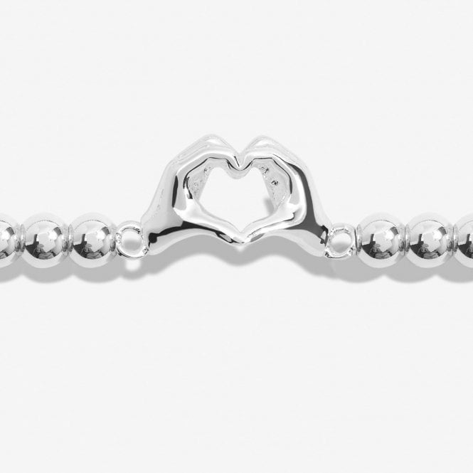 A Little Friendship Laughter Happiness Silver Plated 17.5cm Bracelet 7019Joma Jewellery7019