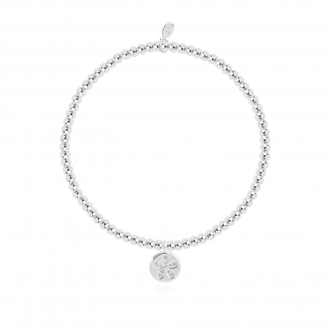 A Little Get Well Soon Silver 17.5cm Stretch Bracelet 4363Joma Jewellery4363