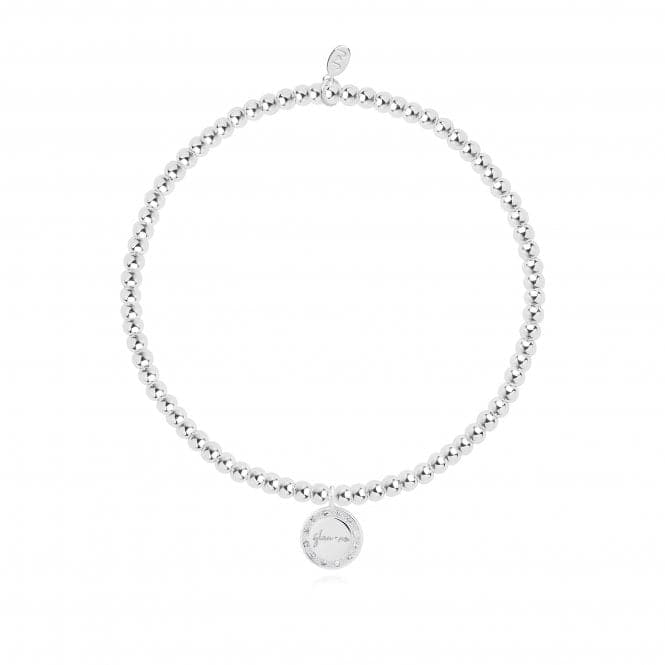 A Little Glam Ma Silver 17.5cm Stretch Bracelet 4356Joma Jewellery4356