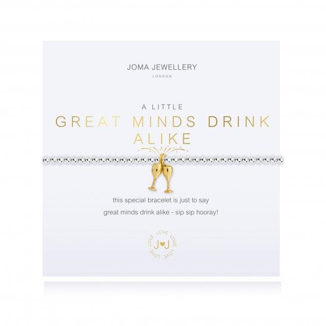 A little Great Minds Drink Alike Bracelet 4679Joma Jewellery4679