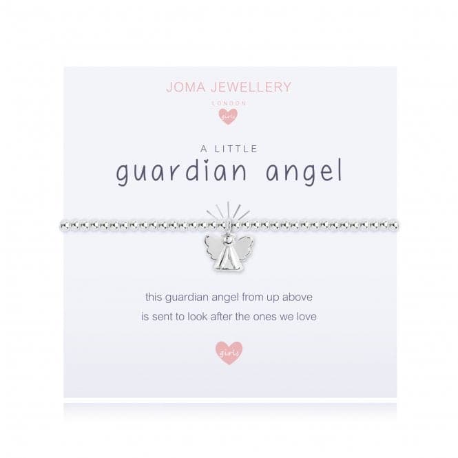 A Little Guardian Angel Silver 15.5cm Stretch Bracelet C452Joma JewelleryC452