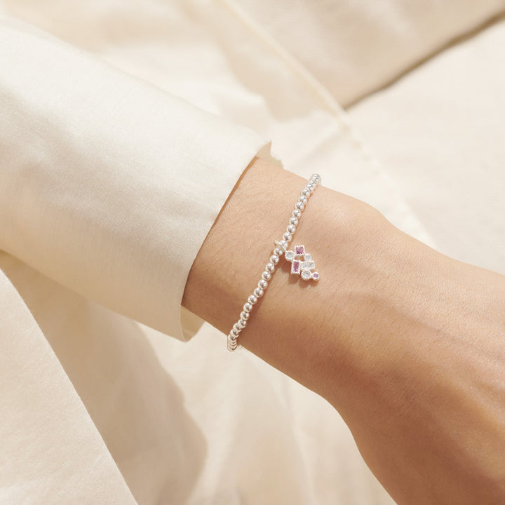 A Little Happiest of Birthdays Silver Plated Bracelet 8149Joma Jewellery8149