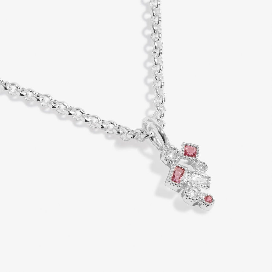 A Little Happiest of Birthdays Silver Plated Necklace 8689Joma Jewellery8689