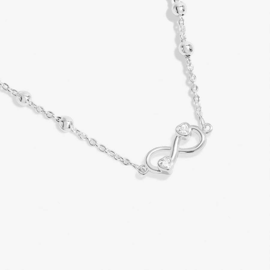 A Little Happiest With You Silver Plated Necklace 8692Joma Jewellery8692