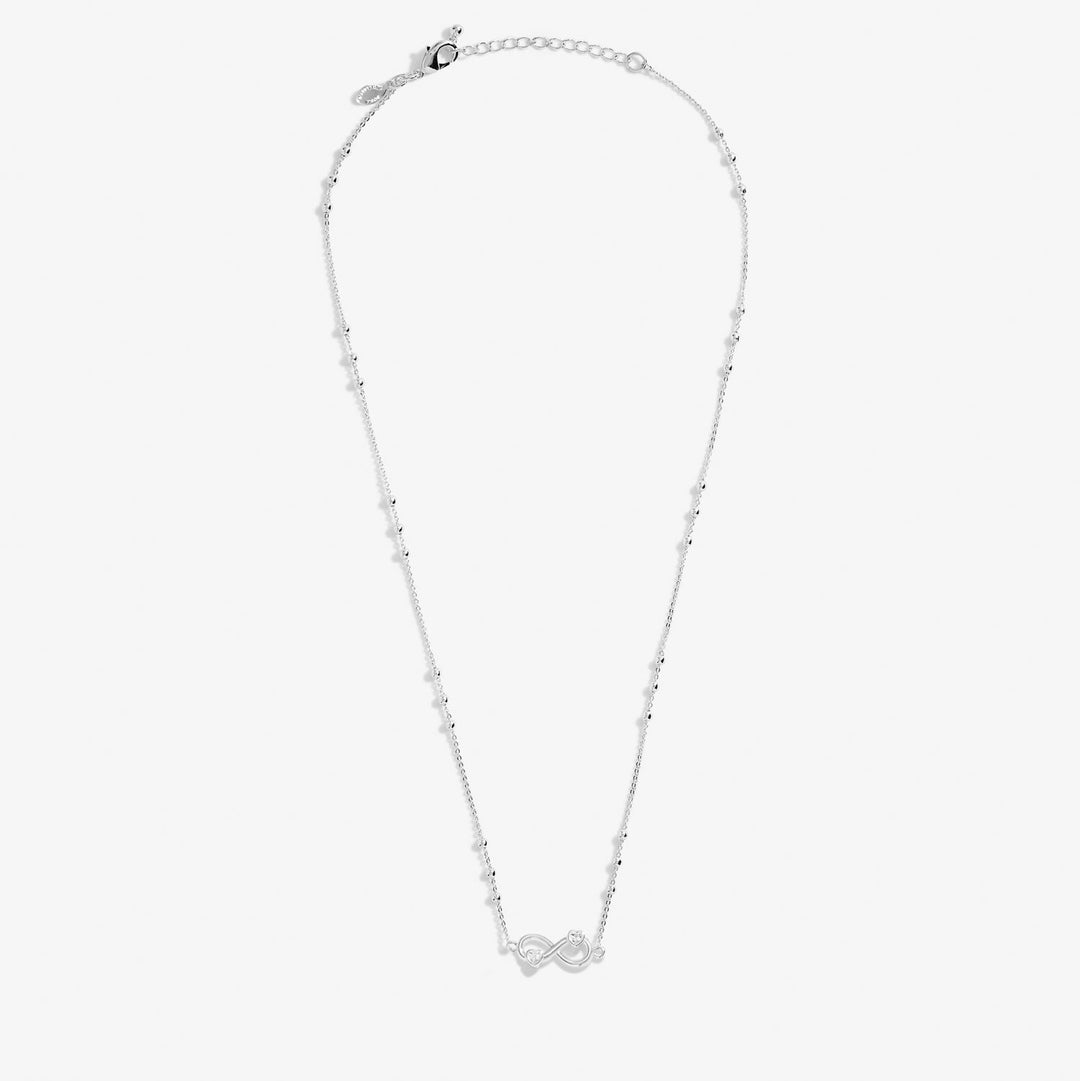 A Little Happiest With You Silver Plated Necklace 8692Joma Jewellery8692