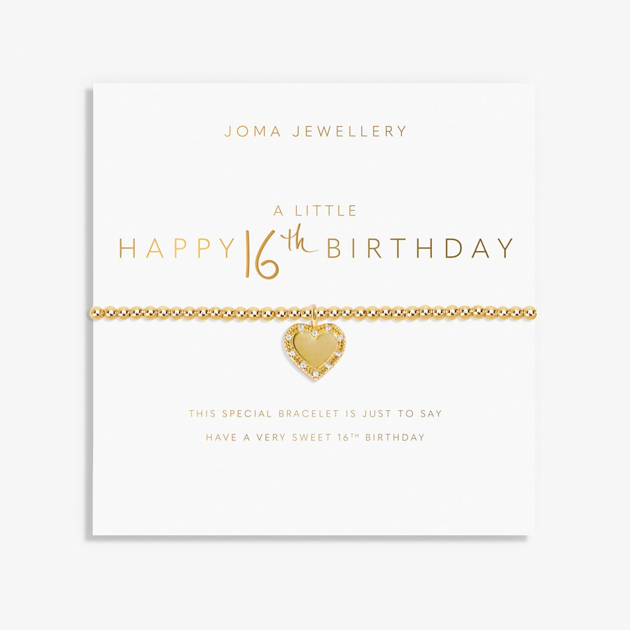 A Little Happy 16th Birthday Gold Plated Bracelet 8217Joma Jewellery8217