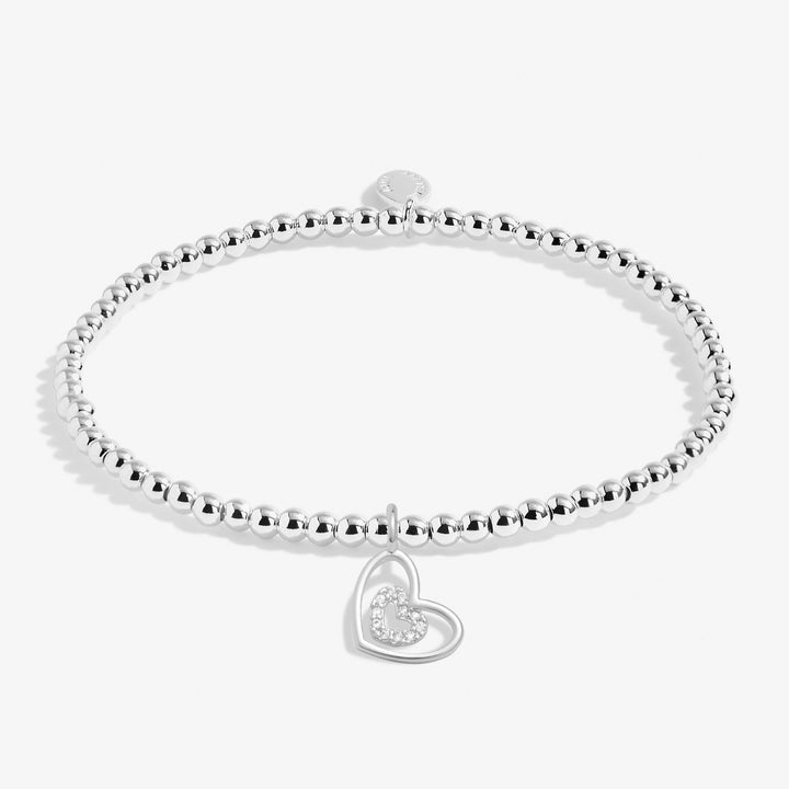 A Little Happy Birthday Auntie Silver Plated Bracelet 7408Joma Jewellery7408