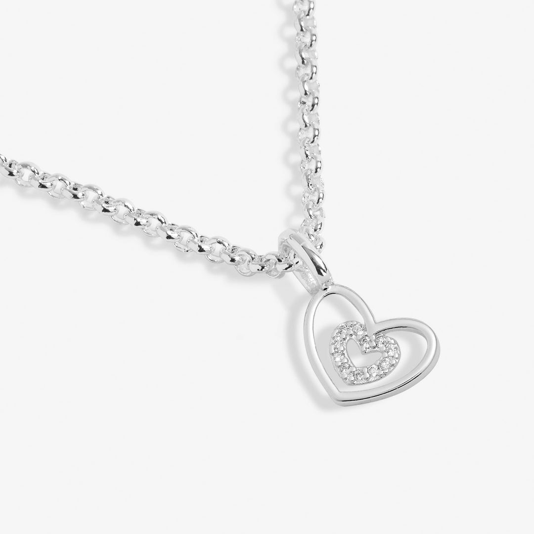 A Little Happy Birthday Auntie Silver Plated Necklace 7811Joma Jewellery7811