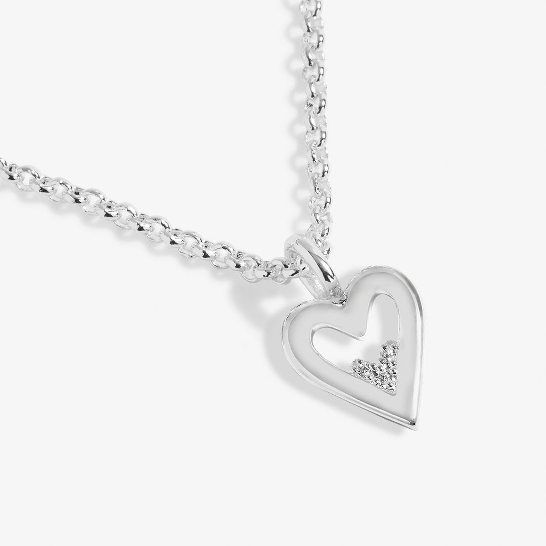 A Little Happy Birthday Daughter Silver Plated Necklace 7810Joma Jewellery7810