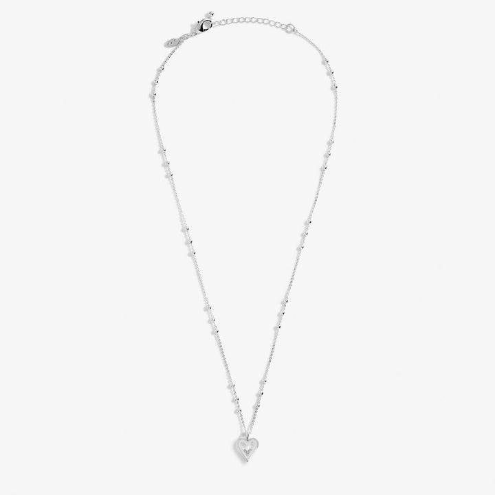 A Little Happy Birthday Daughter Silver Plated Necklace 7810Joma Jewellery7810