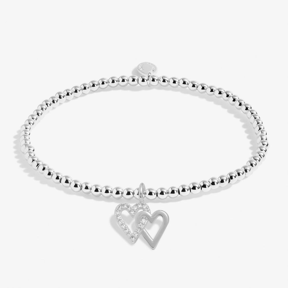 A Little Happy Birthday Friend Silver Plated Bracelet 7409Joma Jewellery7409